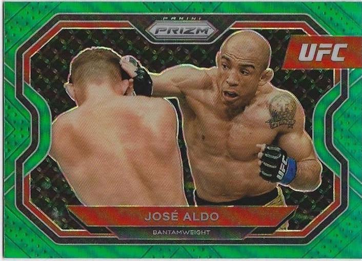 José Aldo 2021 Panini Prizm UFC Base #111 Green