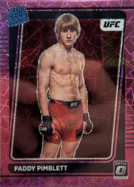 Paddy Pimblett 2022 Panini Donruss Optic UFC Base #103 Pink Velocity