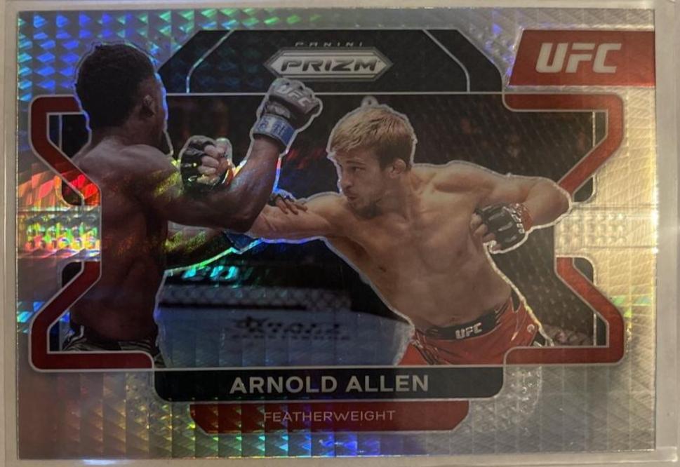 Arnold Allen 2022 Panini Prizm UFC Base #95 Hyper