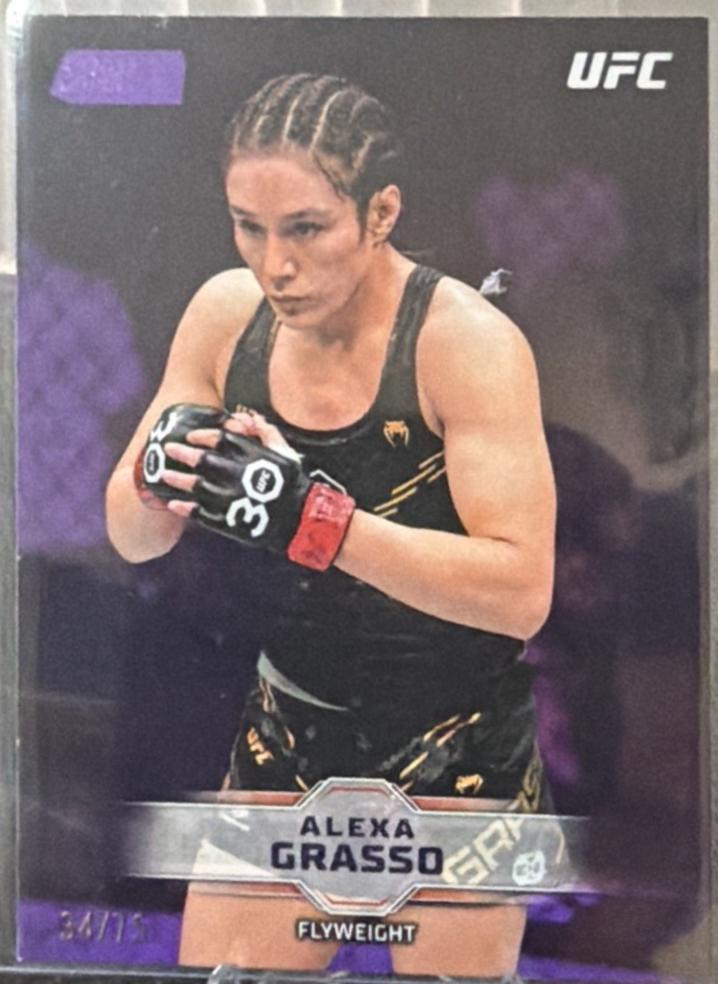 Alexa Grasso 2026 Topps Stadium Club UFC Base #28 Purple