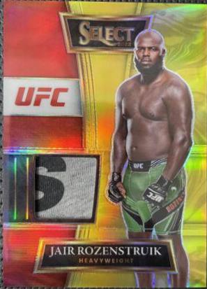 Jairzinho Rozenstruik 2022 Panini Select UFC Concourse #88 Gold