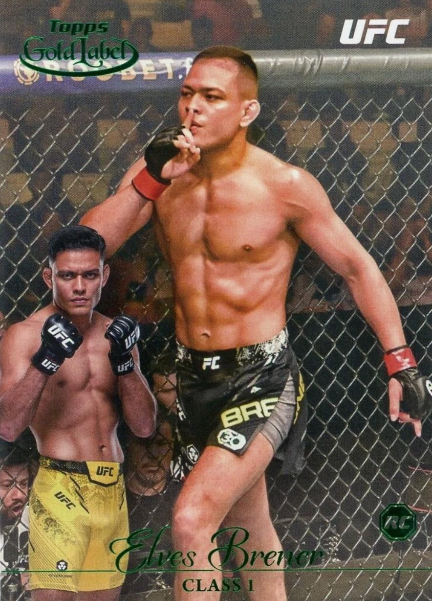 Elves Brener 2024 Topps Gold Label UFC Base Class I #90 Green