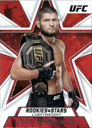 Khabib Nurmagomedov 2021 Panini Chronicles UFC Base Rookies and Stars #81 Red