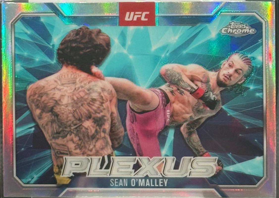 Sean O'Malley 2025 Topps Chrome UFC Plexus #PLX-5 Refractor