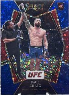 Paul Craig 2022 Panini Select UFC Premier Level #195 Blue Disco