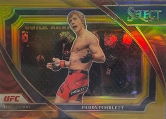 Paddy Pimblett 2023 Panini Select UFC Mezzanine #394 Gold