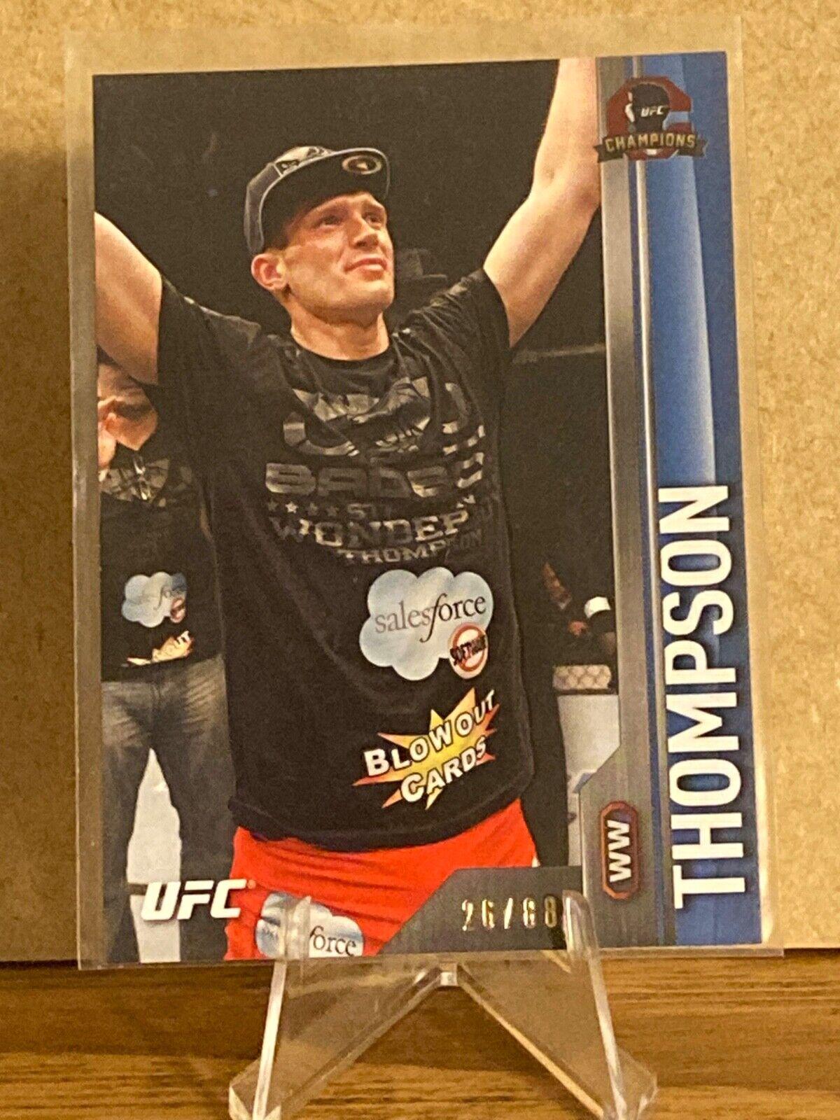 Stephen Thompson 2015 Topps UFC Champions Base #44 Blue