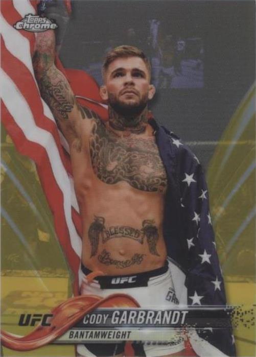 Cody Garbrandt 2018 Topps Chrome UFC Base #82 Gold