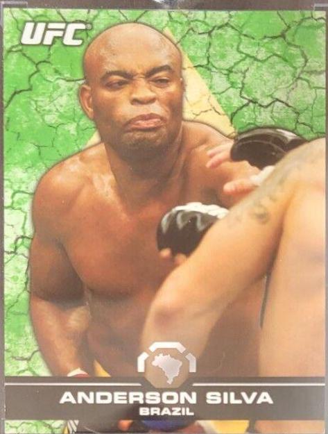 Anderson Silva 2013 Topps UFC Bloodlines Base #90 Flag
