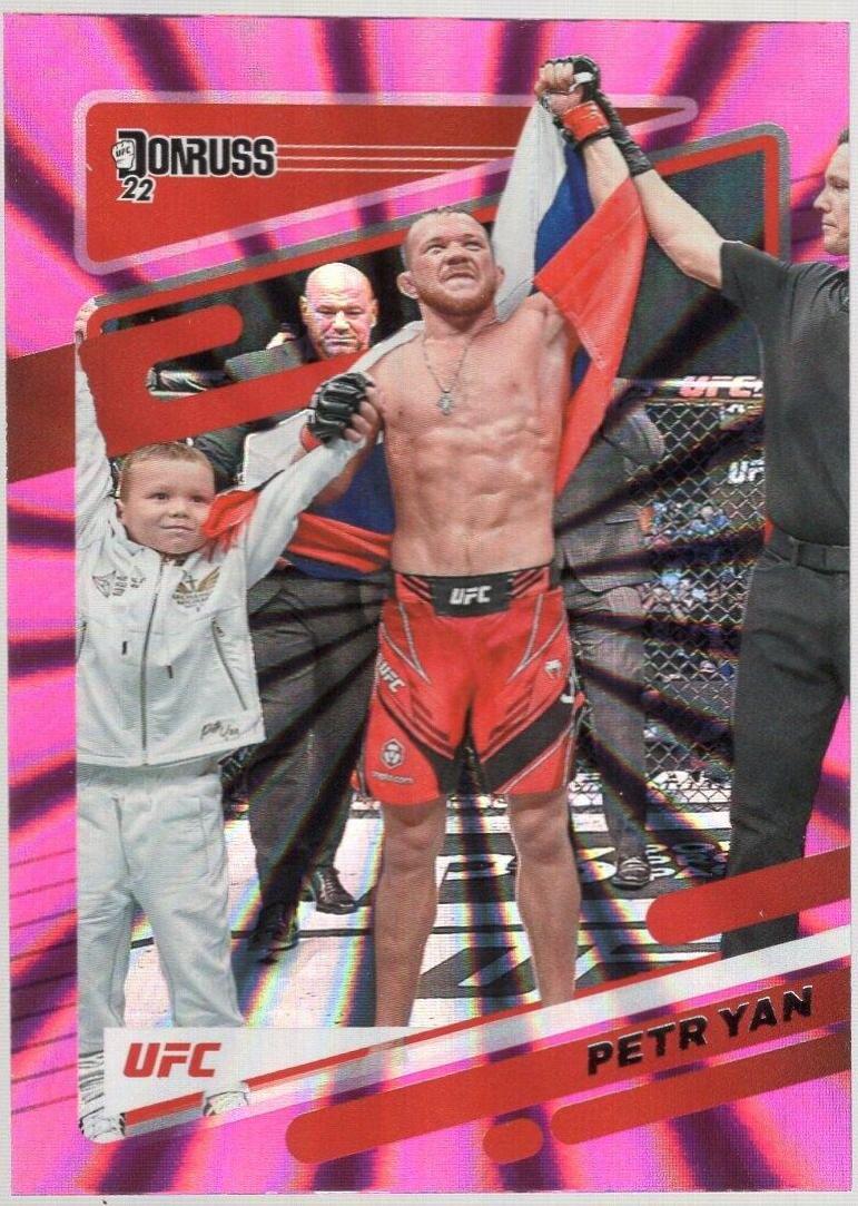 Petr Yan 2022 Panini Donruss UFC Base #86 Laser