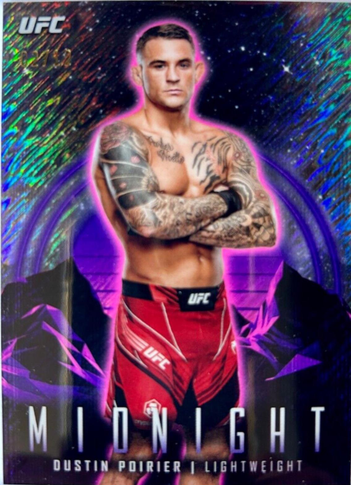 Dustin Poirier 2024 Topps Midnight UFC Base #44 Midnight