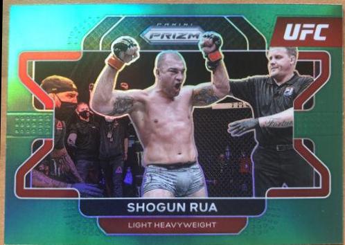 Mauricio Rua 2022 Panini Prizm UFC Base #86 Green