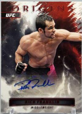 Rich Franklin 2023 Panini Chronicles UFC Origins Autographs #4 Red