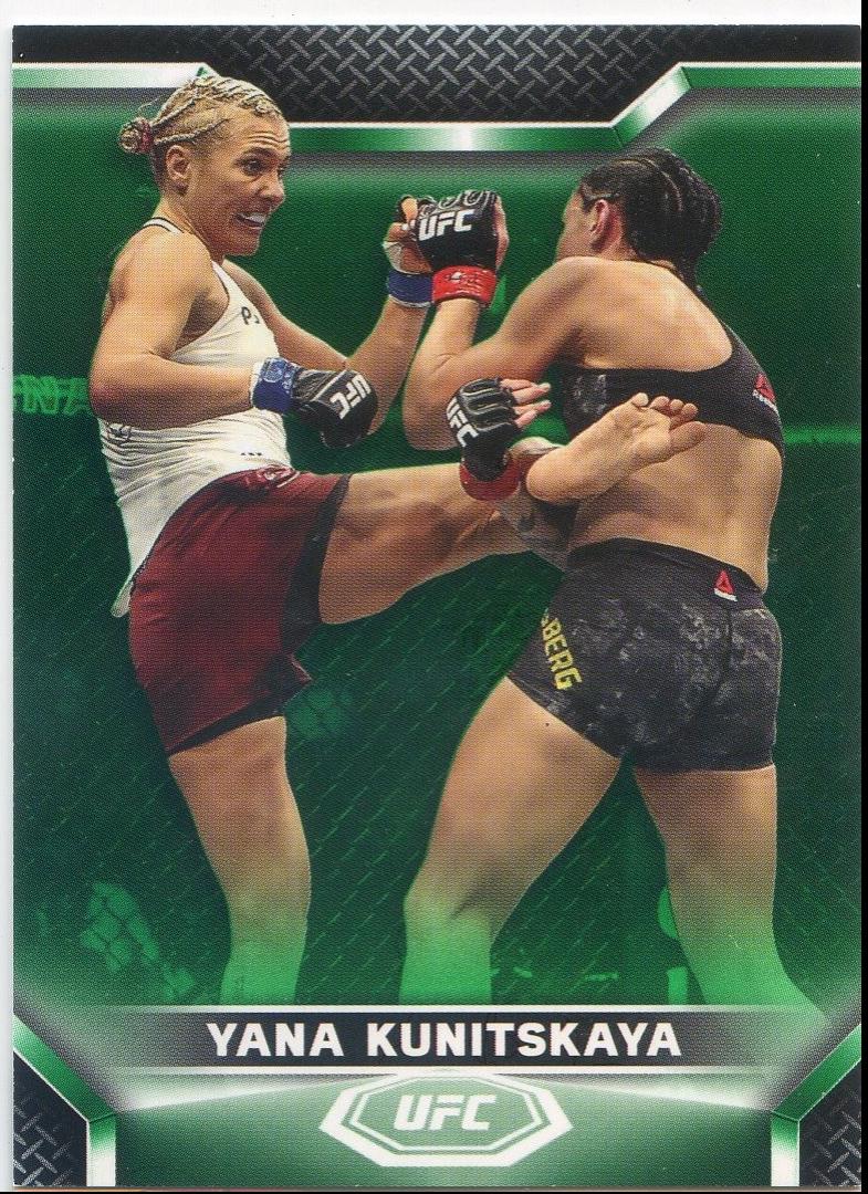 Yana Santos 2020 Topps UFC Knockout Base #55 Green
