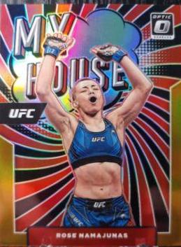 Rose Namajunas 2022 Panini Donruss Optic UFC My House #5 Gold