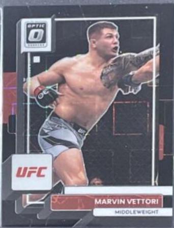 Marvin Vettori 2023 Panini Donruss Optic UFC Base #5 Black Velocity
