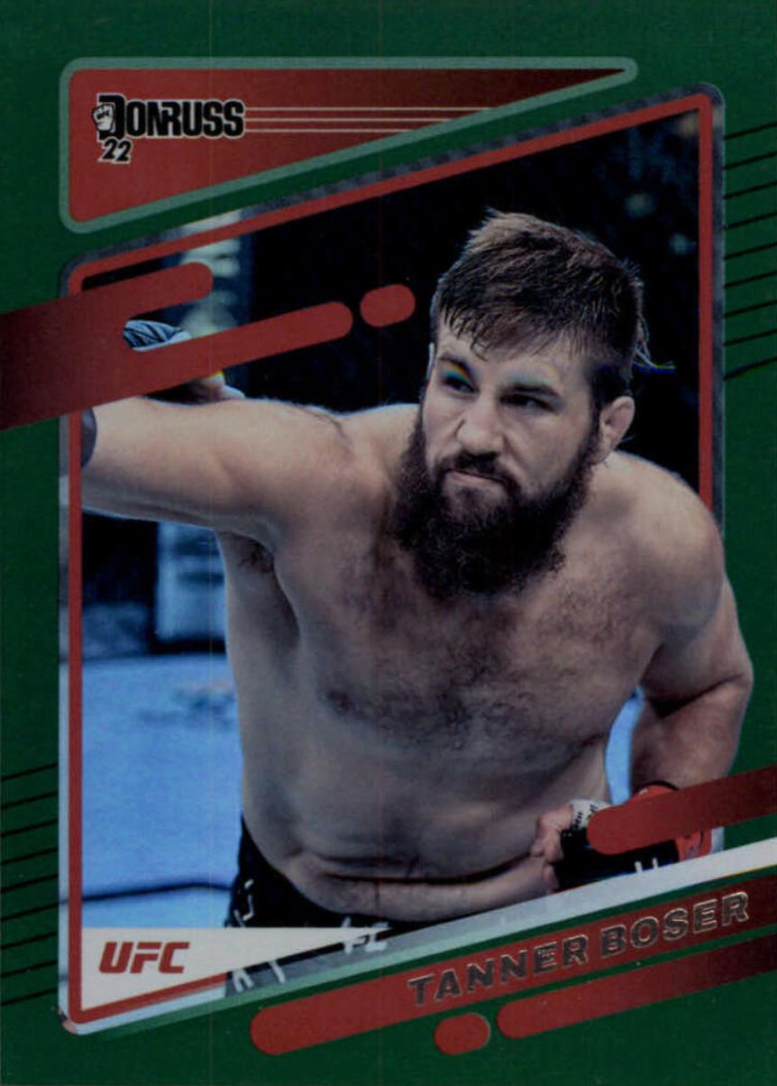 Tanner Boser 2022 Panini Donruss UFC Base #182 Green