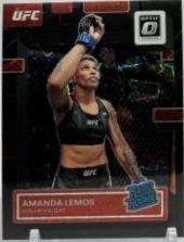 Amanda Lemos 2023 Panini Donruss Optic UFC Base #128 Black Velocity