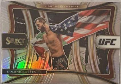 Dominick Reyes 2021 Panini Select UFC Premier Level #112 Silver