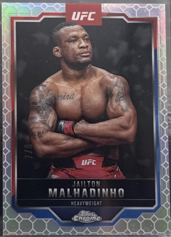 Jailton Almeida 2025 Topps Chrome UFC Base #112 OctaFractor