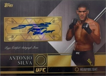 Antonio Silva 2016 Topps UFC Top of the Class Top of the Class Autographs #TCA-ABS Gold
