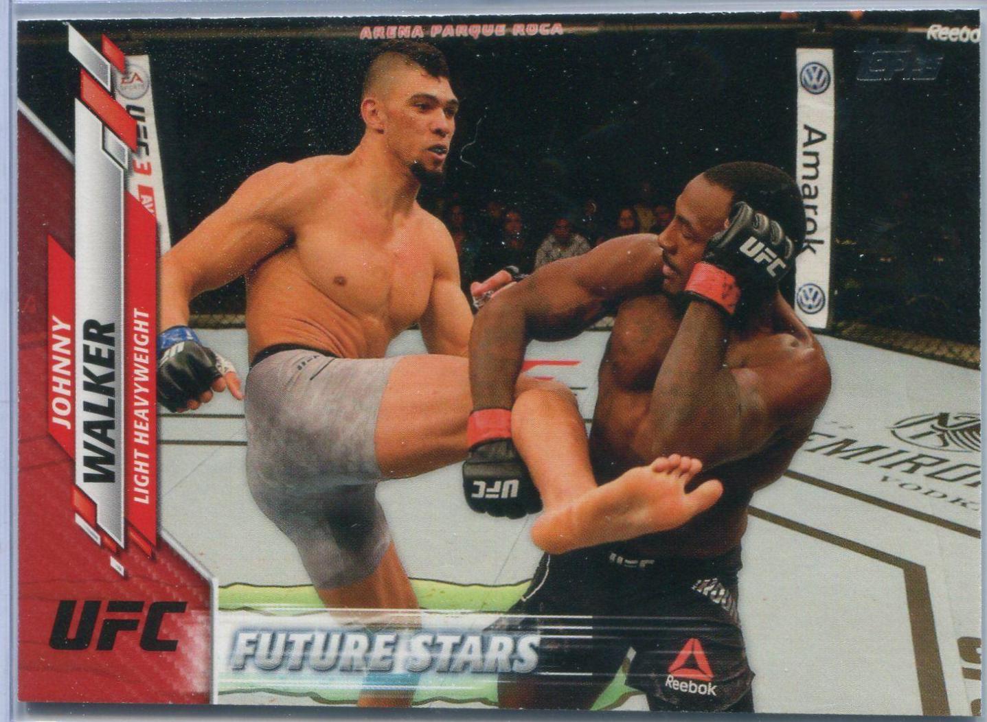 Johnny Walker 2020 Topps UFC Base #76 Red