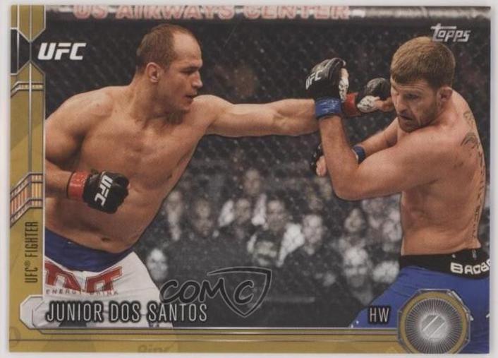Junior Dos Santos 2015 Topps UFC Chronicles Base #73 Gold