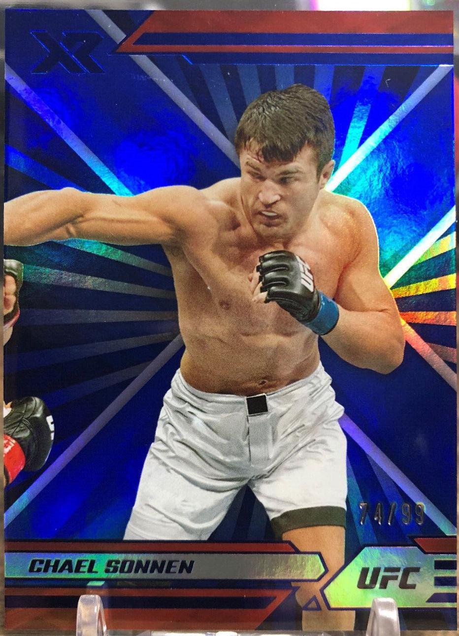 Chael Sonnen 2022 Panini Chronicles UFC Base XR #299 Blue