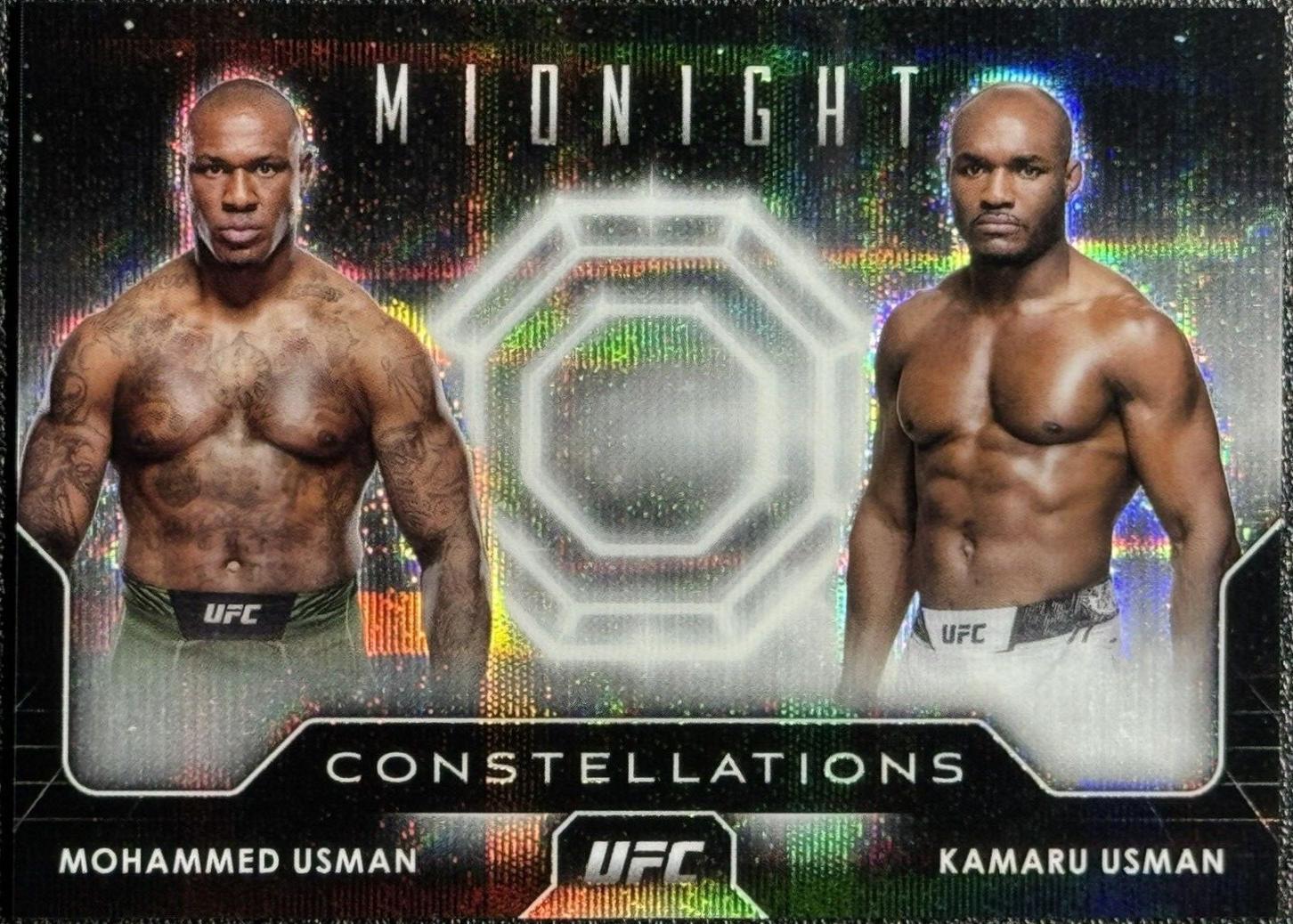 Mohammed Usman / Kamaru Usman 2024 Topps Midnight UFC Constellations #CO-12 Moon Beam