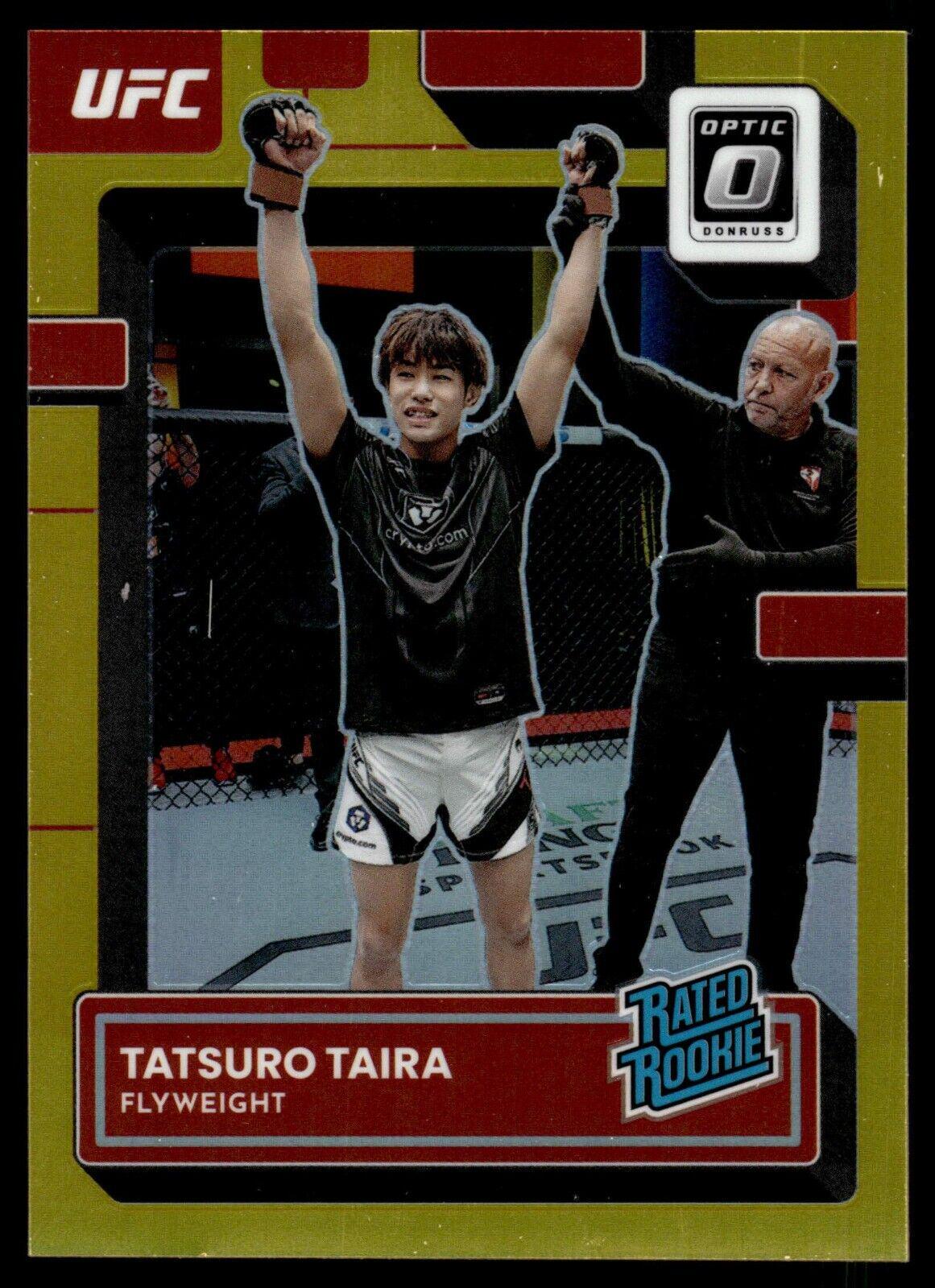 Tatsuro Taira 2023 Panini Donruss Optic UFC Base #135 Gold