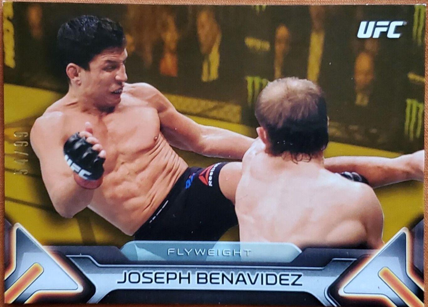 Joseph Benavidez 2016 Topps UFC Knockout Base #19 Gold