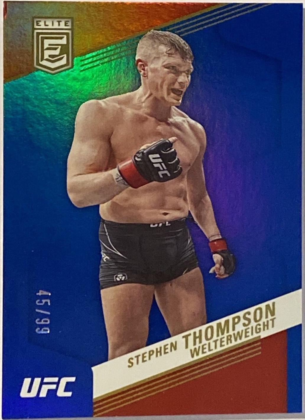 Stephen Thompson 2023 Panini Chronicles UFC Base Elite #254 Blue