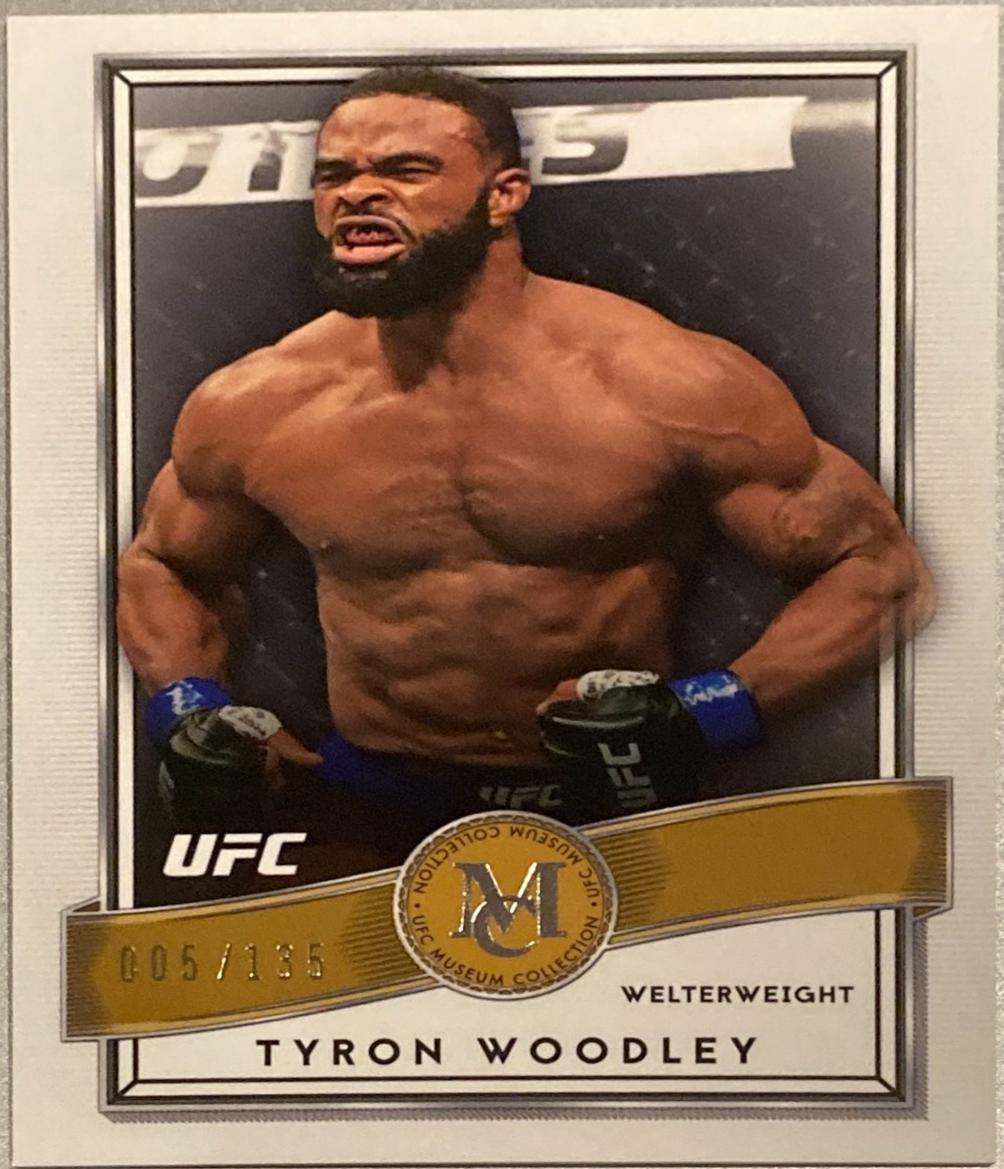 Tyron Woodley 2016 Topps UFC Museum Collection Base #22 Copper