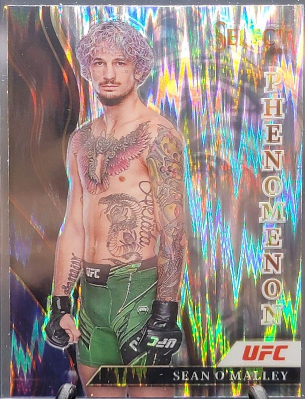 Sean O'Malley 2022 Panini Select UFC Phenomenon #30 Silver