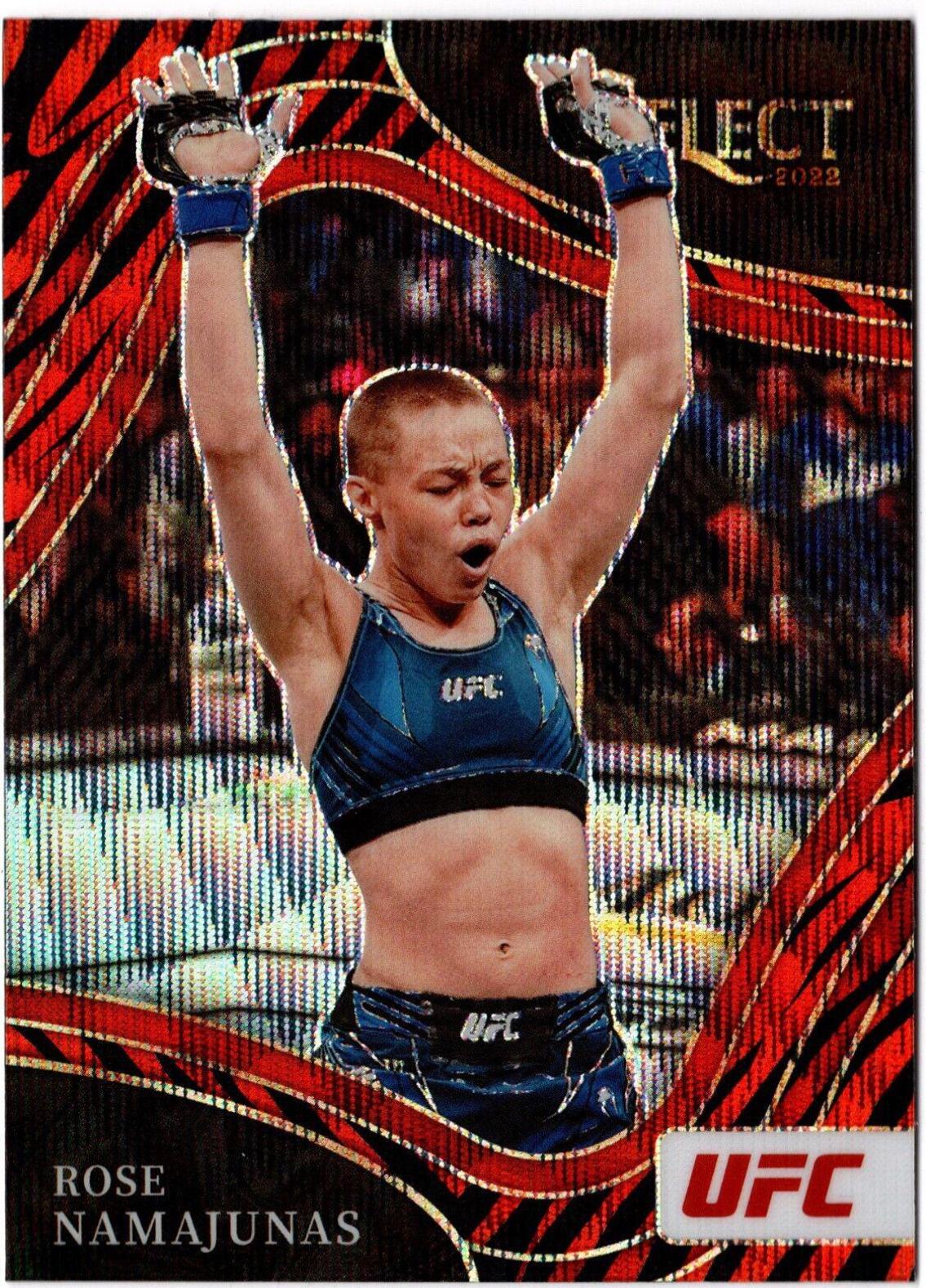 Rose Namajunas 2022 Panini Select UFC Octagonside #261 Tiger