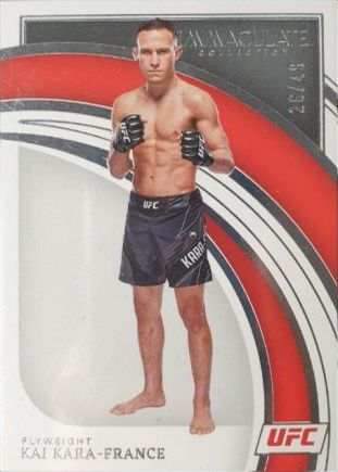 Kai Kara-France 2022 Panini Immaculate UFC Base #24 Platinum