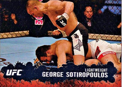 George Sotiropoulos 2009 Topps UFC Round 2 Base #36 Ruby