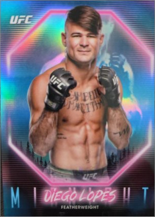 Diego Lopes 2025 Topps Midnight UFC Base #100 Twilight