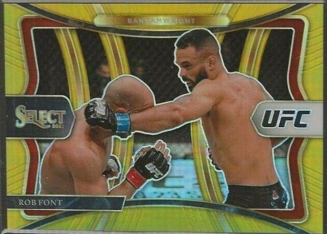 Rob Font 2021 Panini Select UFC Premier Level #190 Gold