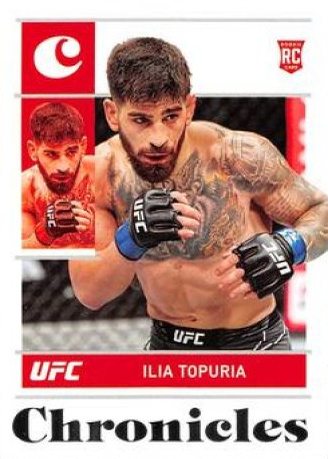 Ilia Topuria 2022 Panini Chronicles UFC Base Chronicles #82 Platinum