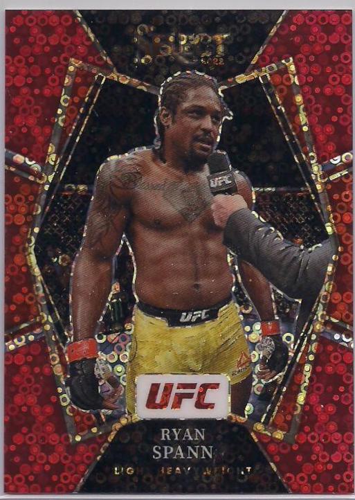 Ryan Spann 2022 Panini Select UFC Premier Level #174 Red Disco