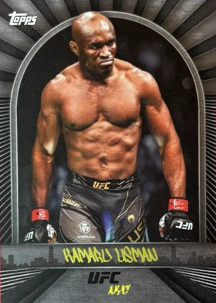 Kamaru Usman 2024 Topps UFC NYC Base #30 Orange