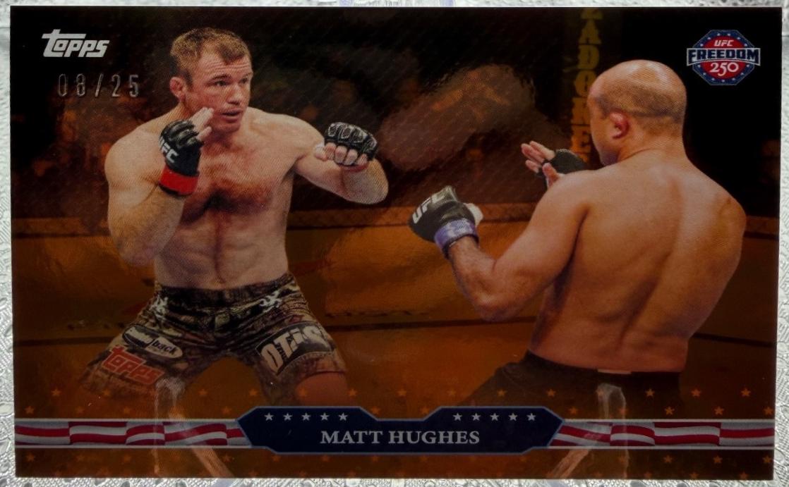 Matt Hughes 2026 Topps UFC Freedom 250 Base #10 Orange