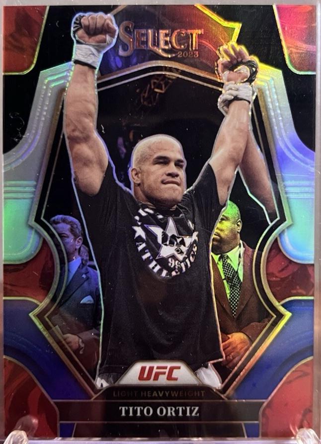 Tito Ortiz 2023 Panini Select UFC Premier Level #165 Black Blue