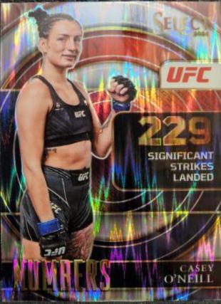 Casey O'Neill 2022 Panini Select UFC Select Numbers #23 Silver