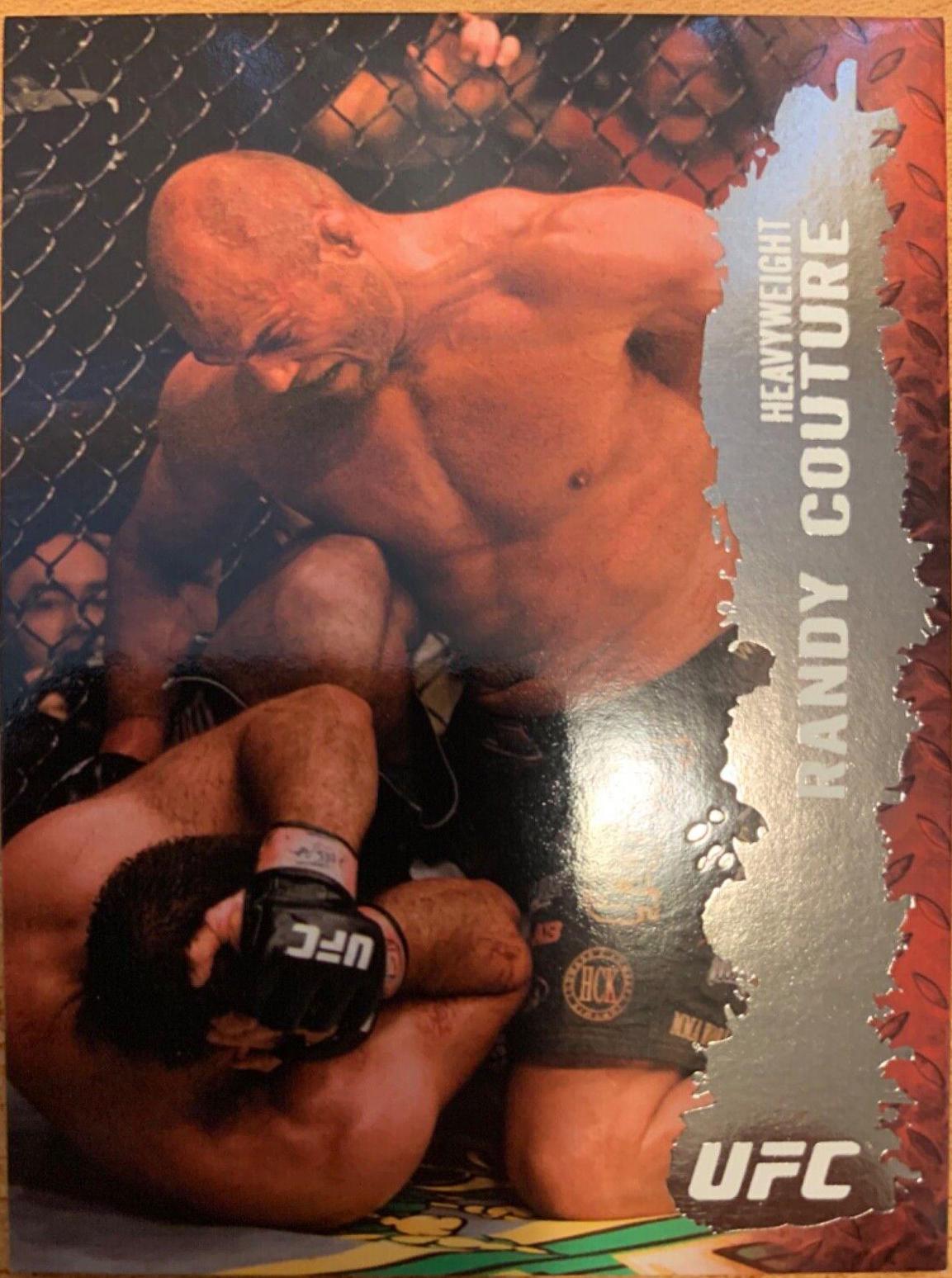 Randy Couture 2009 Topps UFC Round 2 Base #46 Silver