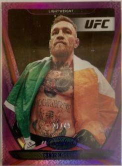 Conor McGregor 2021 Panini Chronicles UFC Base Certified #131 Purple