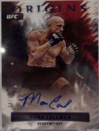 Mark Coleman 2023 Panini Chronicles UFC Origins Autographs #18 Blue