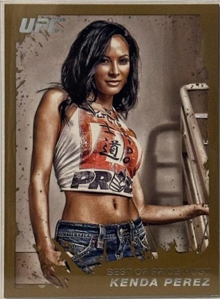 Kenda Perez 2011 Topps UFC Moment of Truth Base #62 Gold