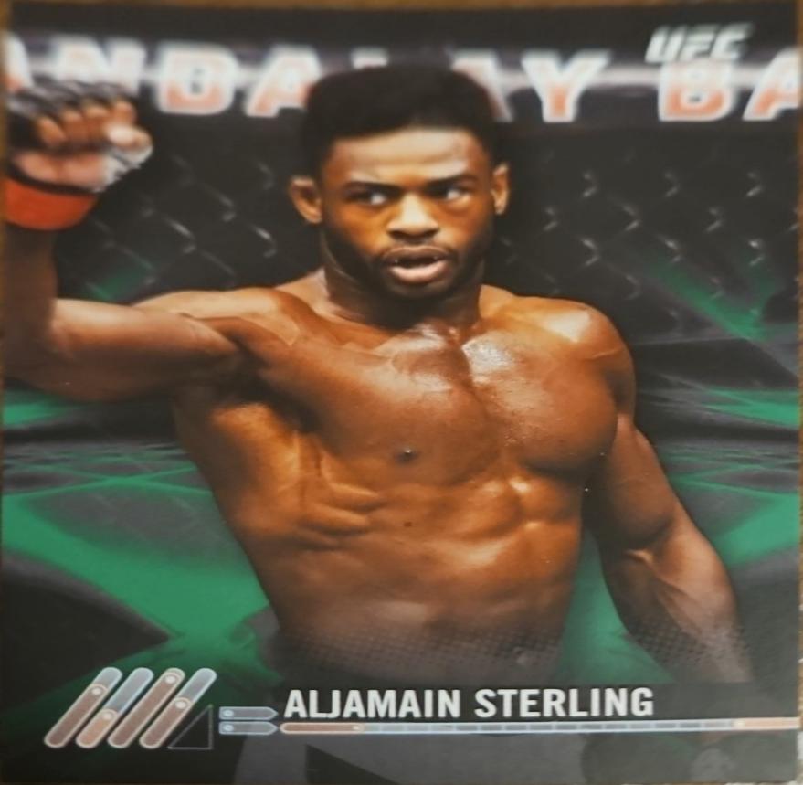 Aljamain Sterling 2017 Topps UFC Knockout Base #97 Green
